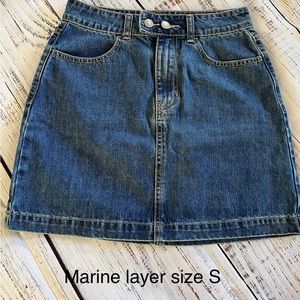 Marine layer skirt